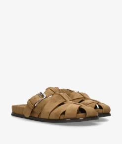 Mujer pabloochoa.shoes Zuecos CORINA M6412 en camel