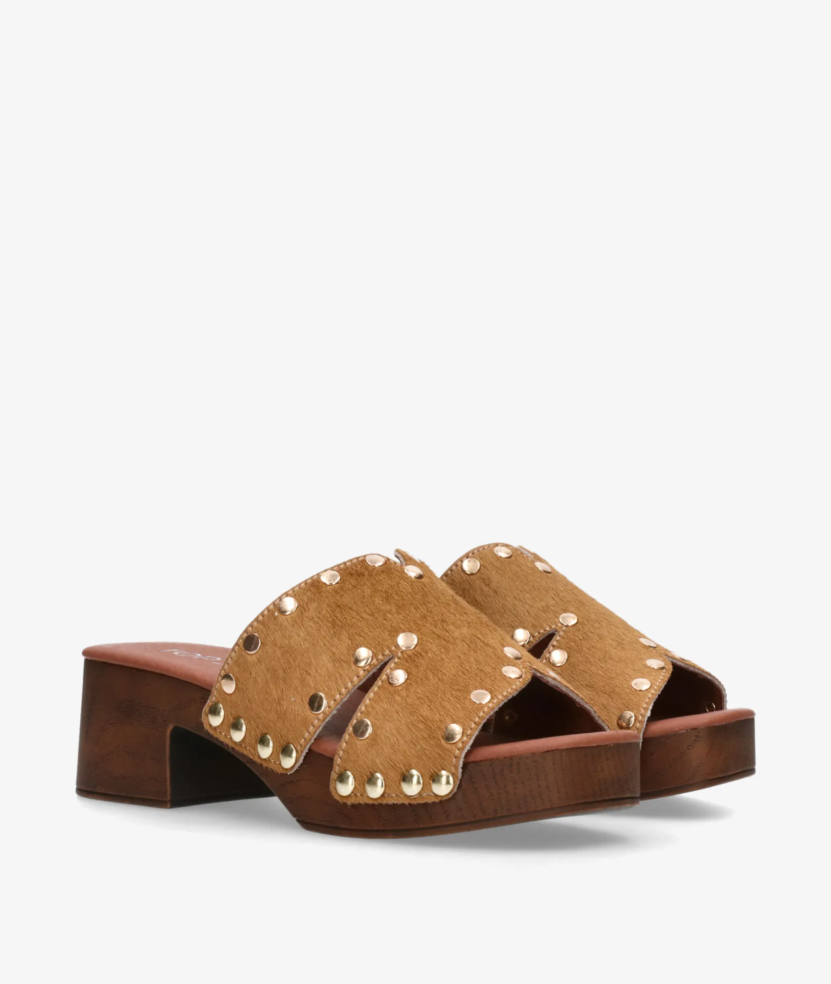 Mujer pabloochoa.shoes Zuecos SF1637 en camel