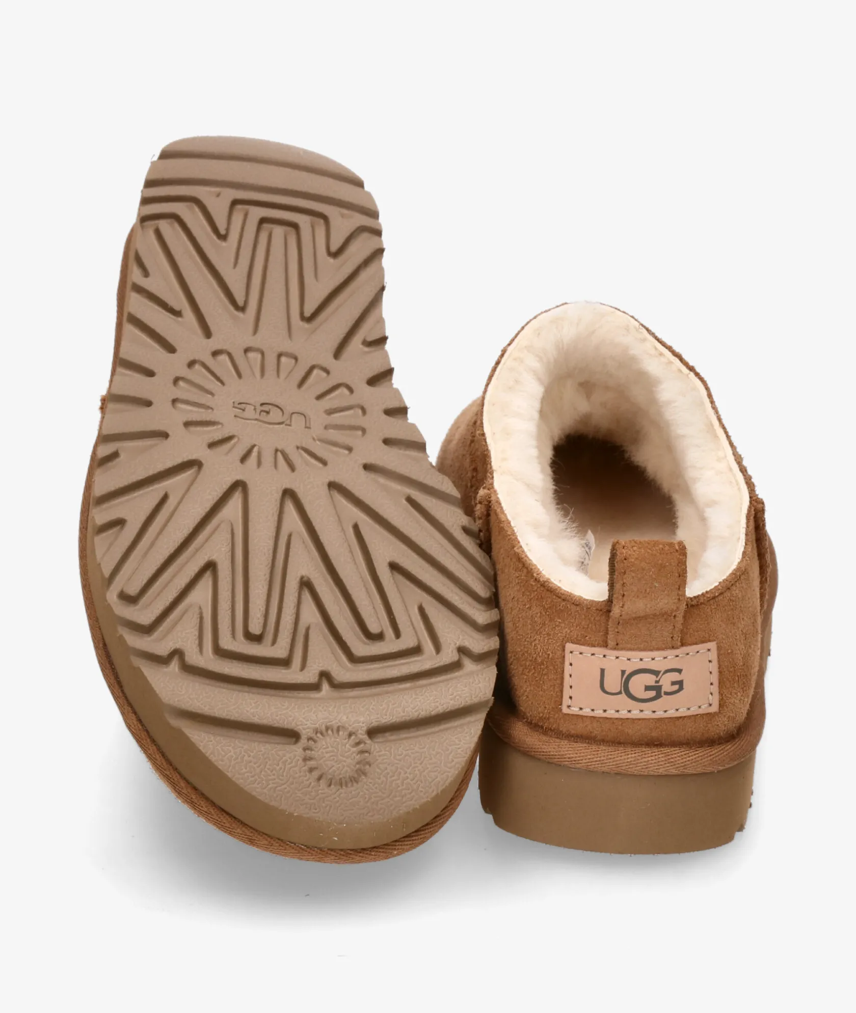 Mujer UGG Zuecos CLASSIC MICRO en cuero