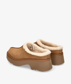 Mujer UGG Zuecos NEW HIGHTS COZZY CLOG en cuero